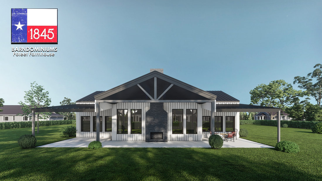 Poteet Farmhouse Kit Package 1845 Barndominiums
